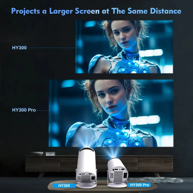 Lumazon Projector X1 – 4K UHD Smart Mini Projector | Android 11 | Dual Wi-Fi 6 | Bluetooth 5.0 | 260 ANSI Lumens - Image 6